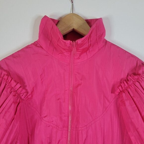 Retro Vibrant Pink Cropped Jacket - Picture 8 of 12
